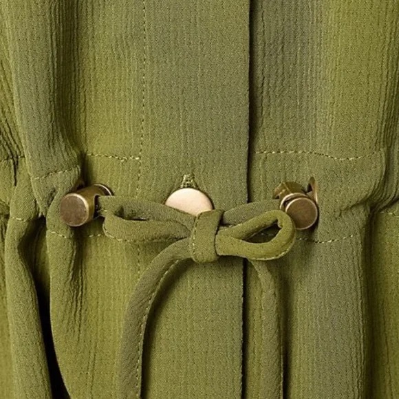 GIRL WITH CURVES Button Shirt Jacket A609229 - Picture 3 of 5